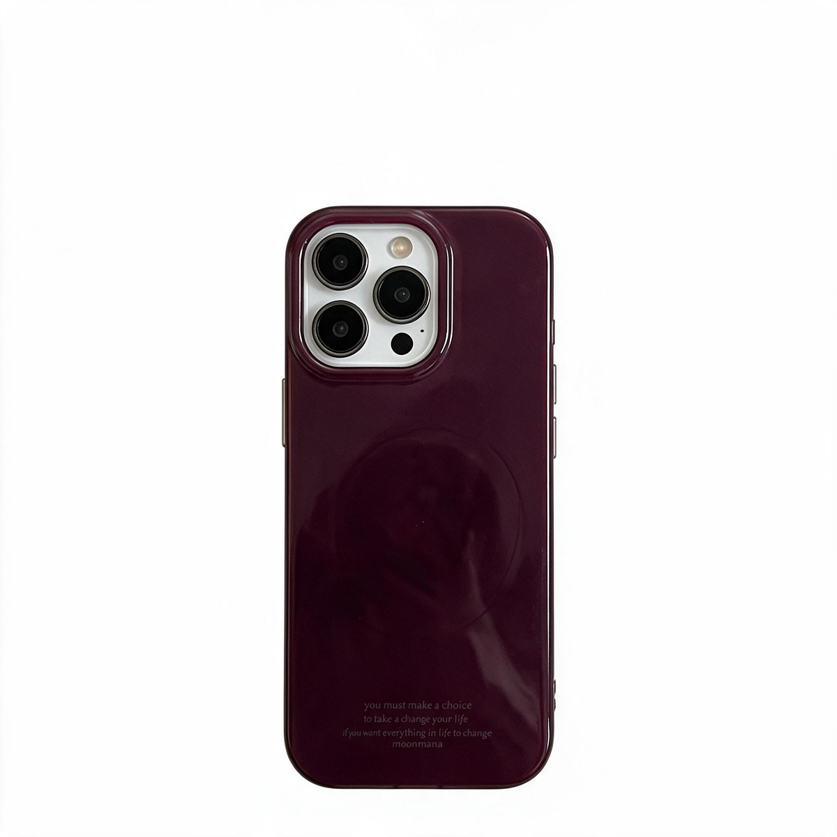 Chromahome Clear Grape Purple Magnetic iPhone Case
