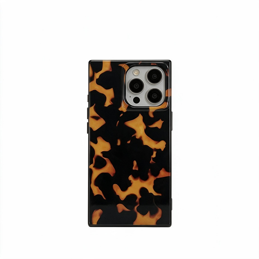 Chromahome Square Tortoiseshell Apple iPhone Case