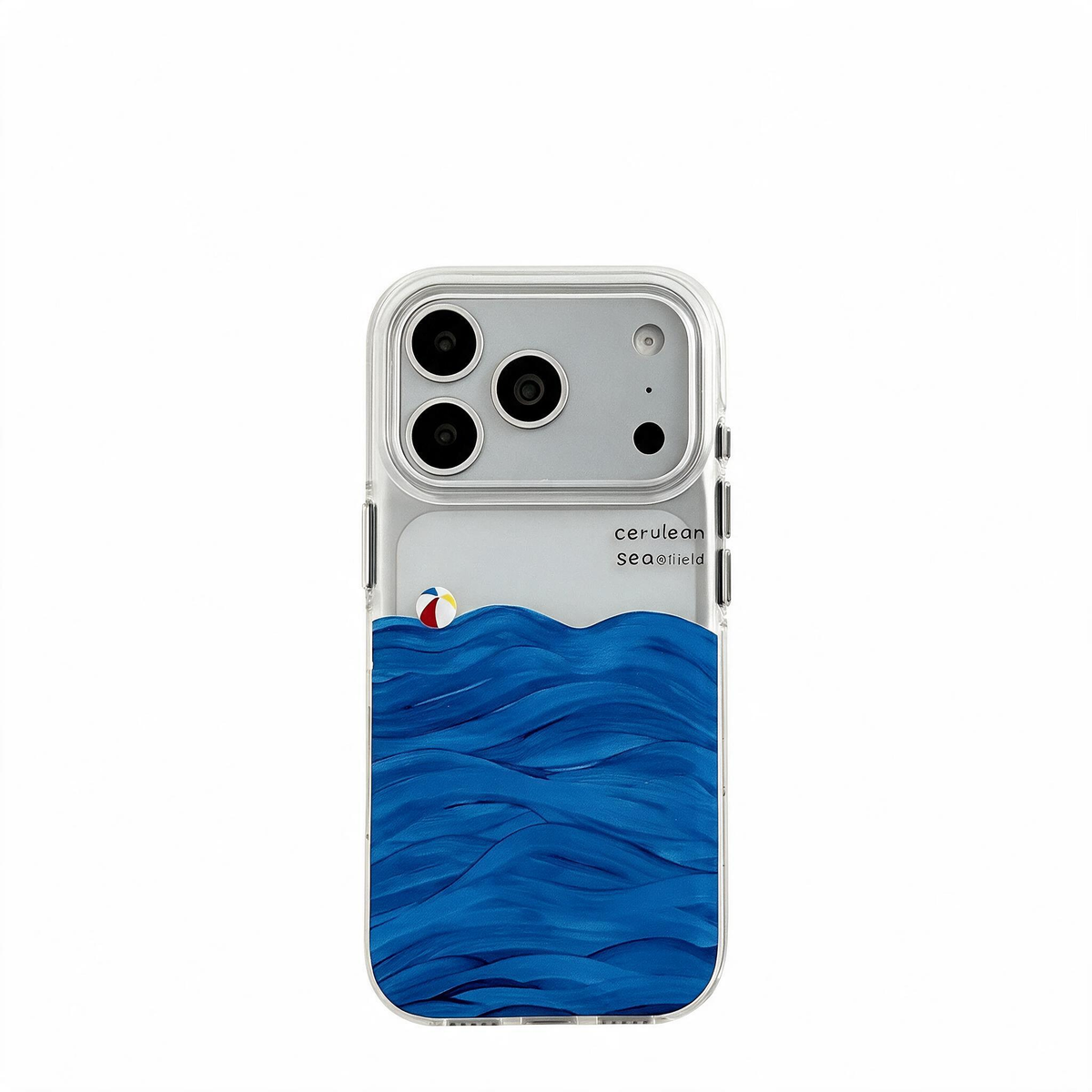 Chromahome Summer Blue Oil Painting Sea iPhone Case